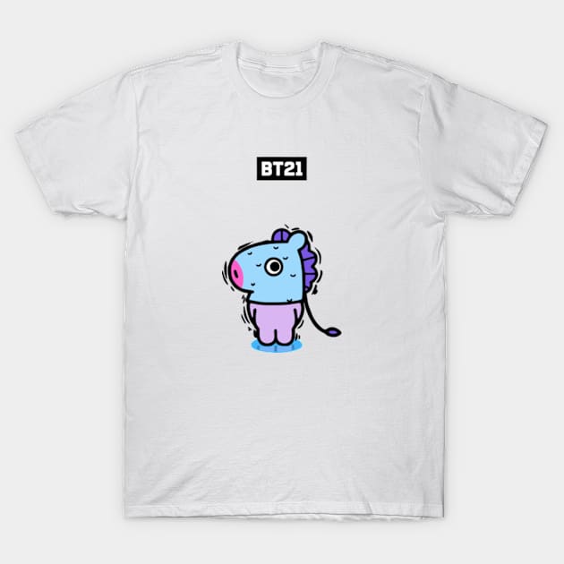 bt21 bts exclusive design 60 T-Shirt by Typography Dose